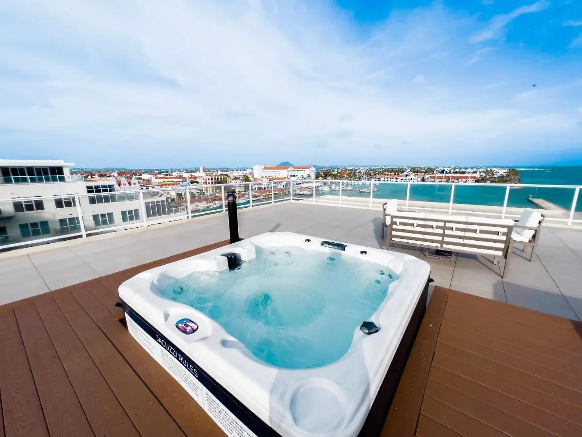 Upscaled And Modern Oceanfront Apartment Oranjestad Aruba